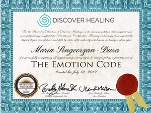Diploma Discover Healing - The Emotion Code